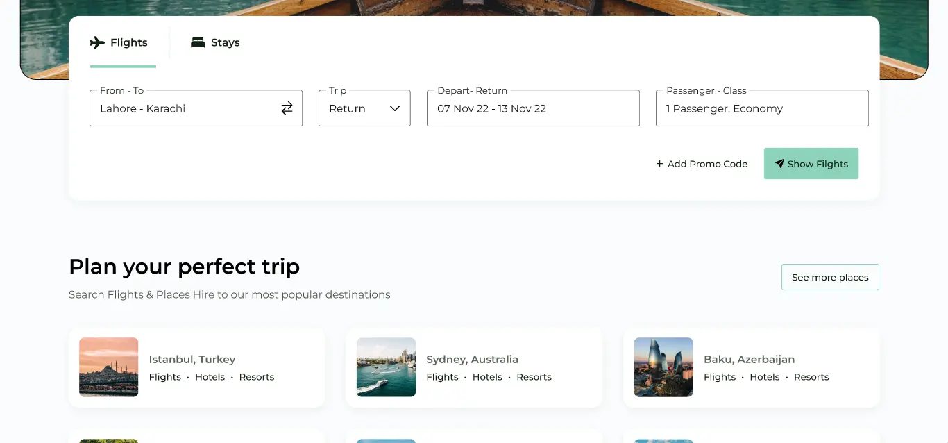 Golobe Travel Agency website screenshot