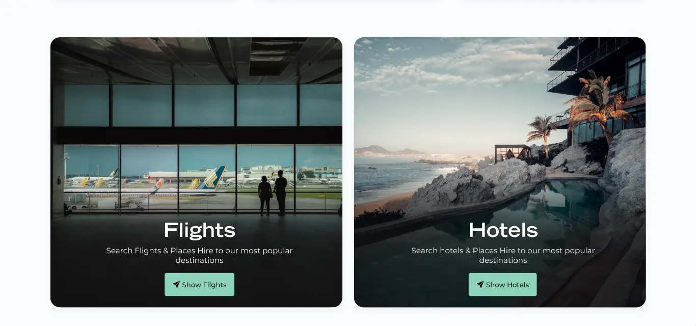 Golobe Travel Agency website screenshot
